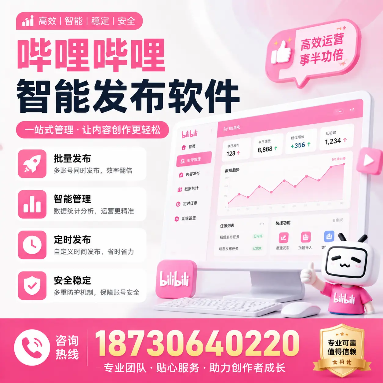 如何评估哔哩哔哩智能发布软件的ROI?安庆 企业必读